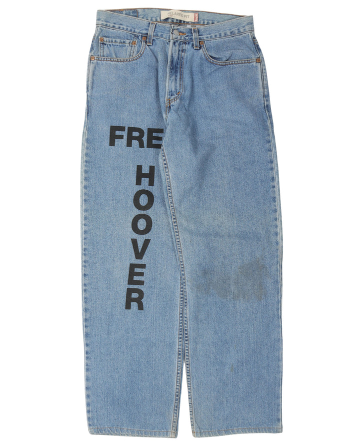 Kanye West & Drake Free Hoover Levi's 550 Jeans