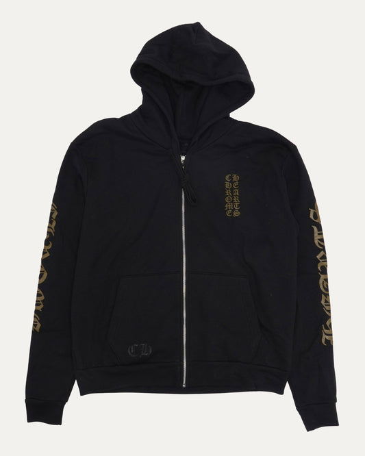Vertical Logo Zip Up Hoodie