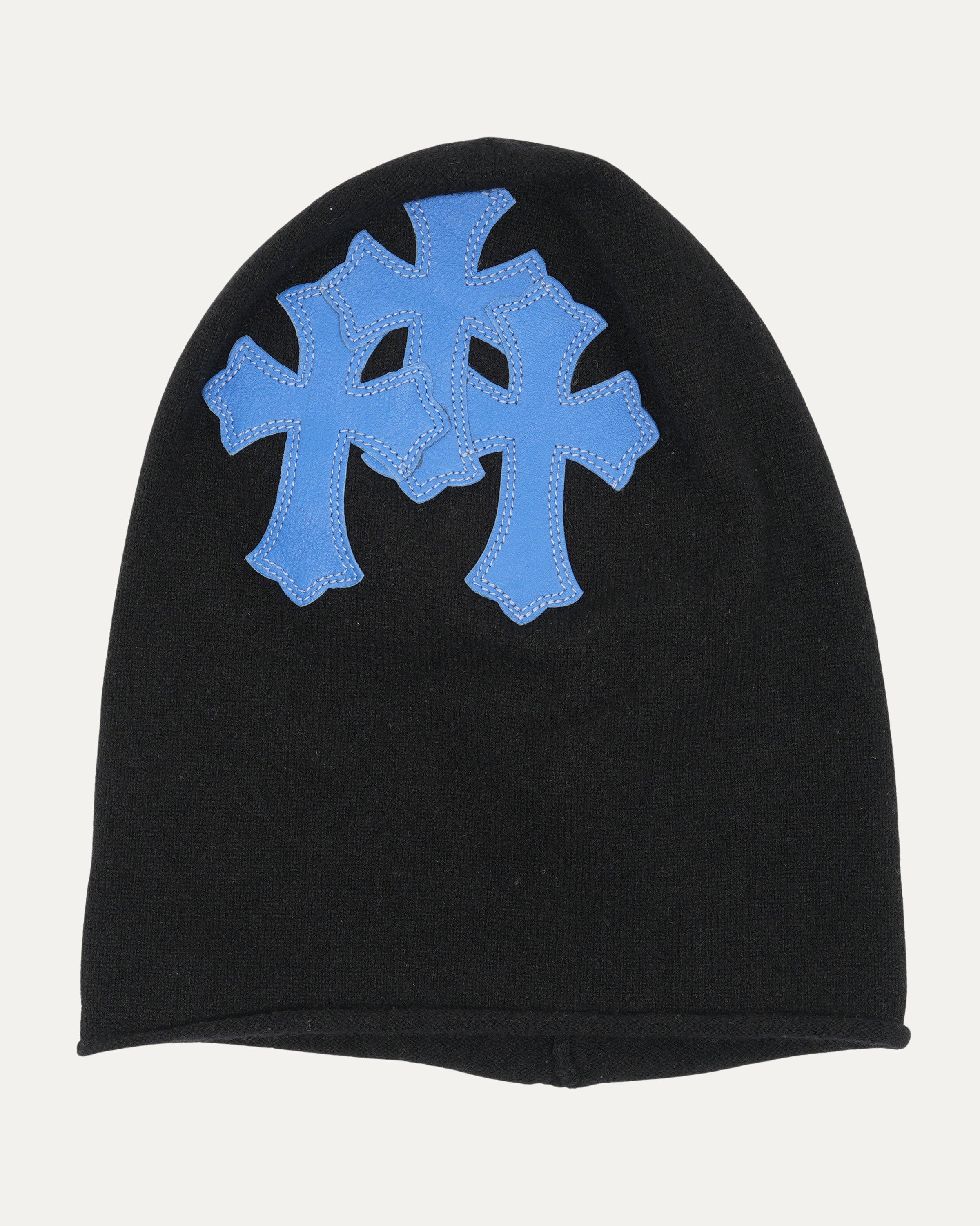 Cross Patch Cashmere Beanie