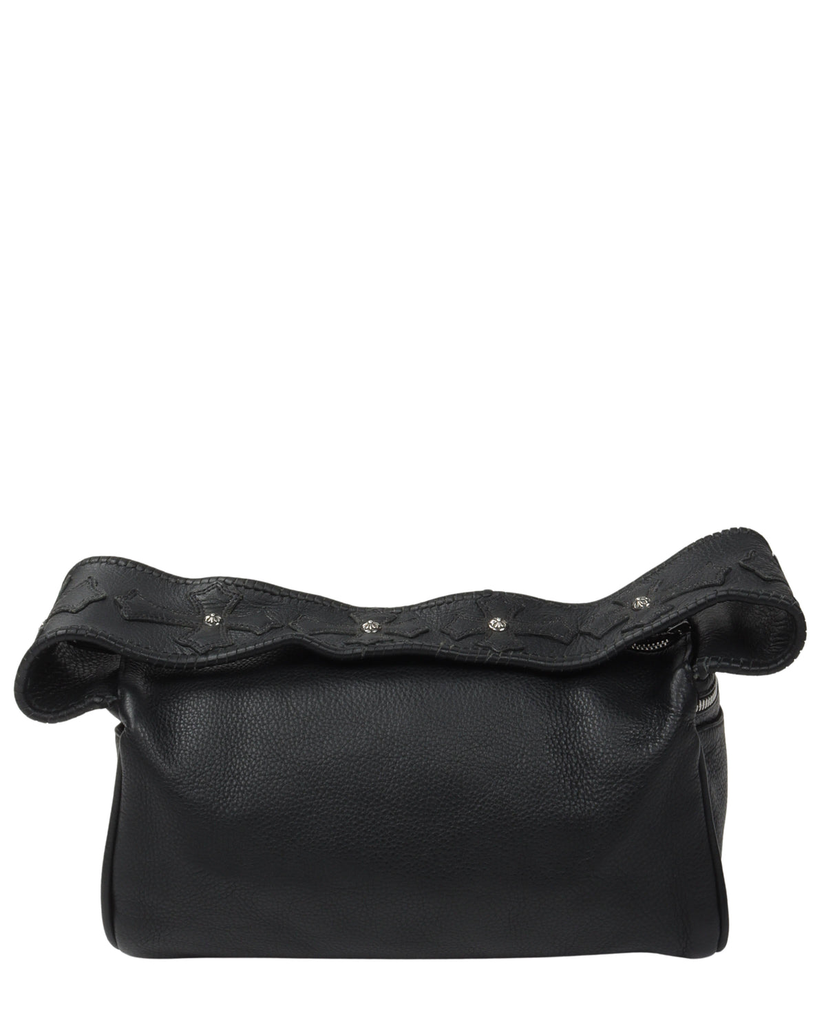 Lunch Box Cross Patch Leather Bag