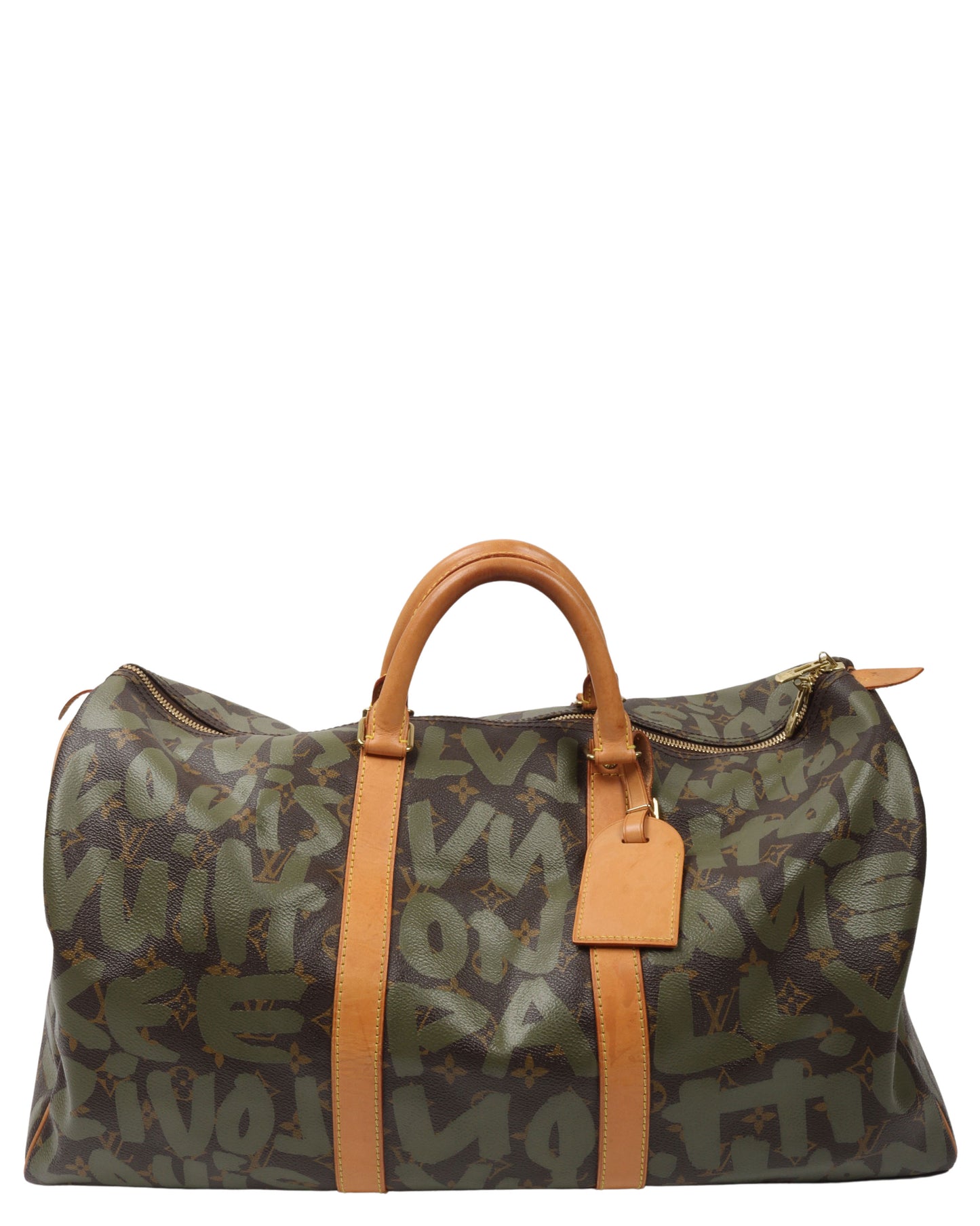 Stephen Sprouse Graffiti Keepall 50 Khaki