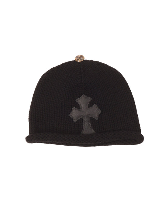 Cashmere Cross Patch Beanie