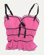 Ruffled Bustier