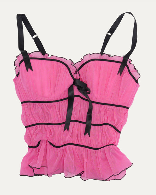 Ruffled Bustier