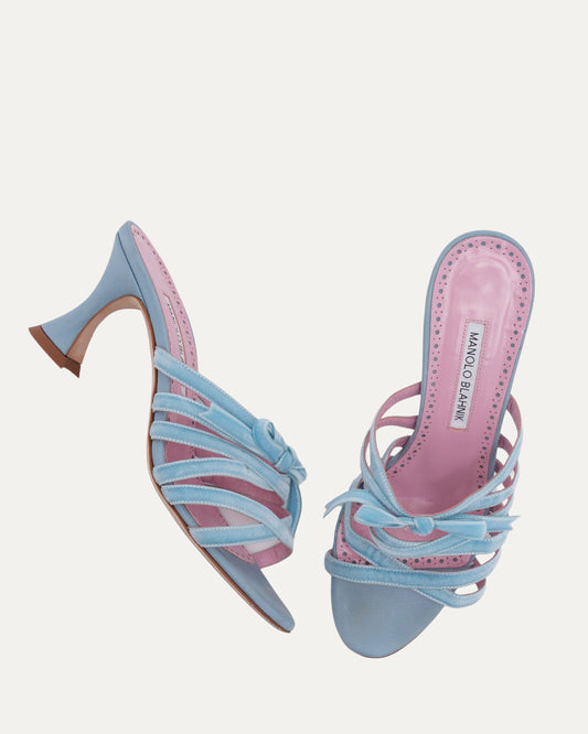"Marie Antoinette" Collection Blue Heels