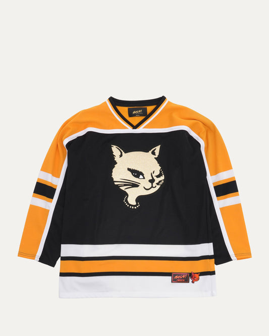Winking Cat Hockey Jersey