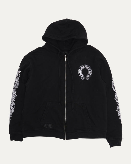 Thermal Lined Horseshoe Logo Zip Hoodie