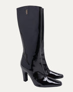 Patent Leather Dagger Embellished Sugar Jones Boots