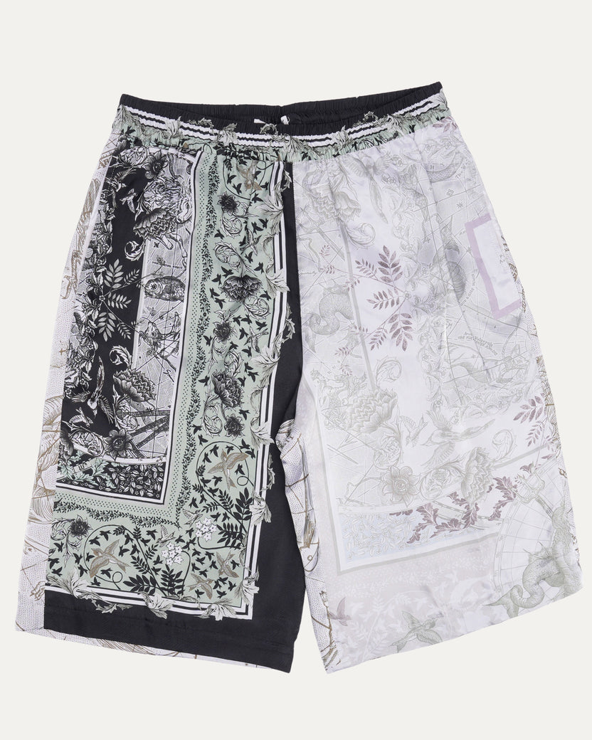 Viscose Map Shorts