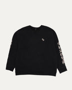 Slow Ride Embroidered Spell Out Crewneck Sweatshirt