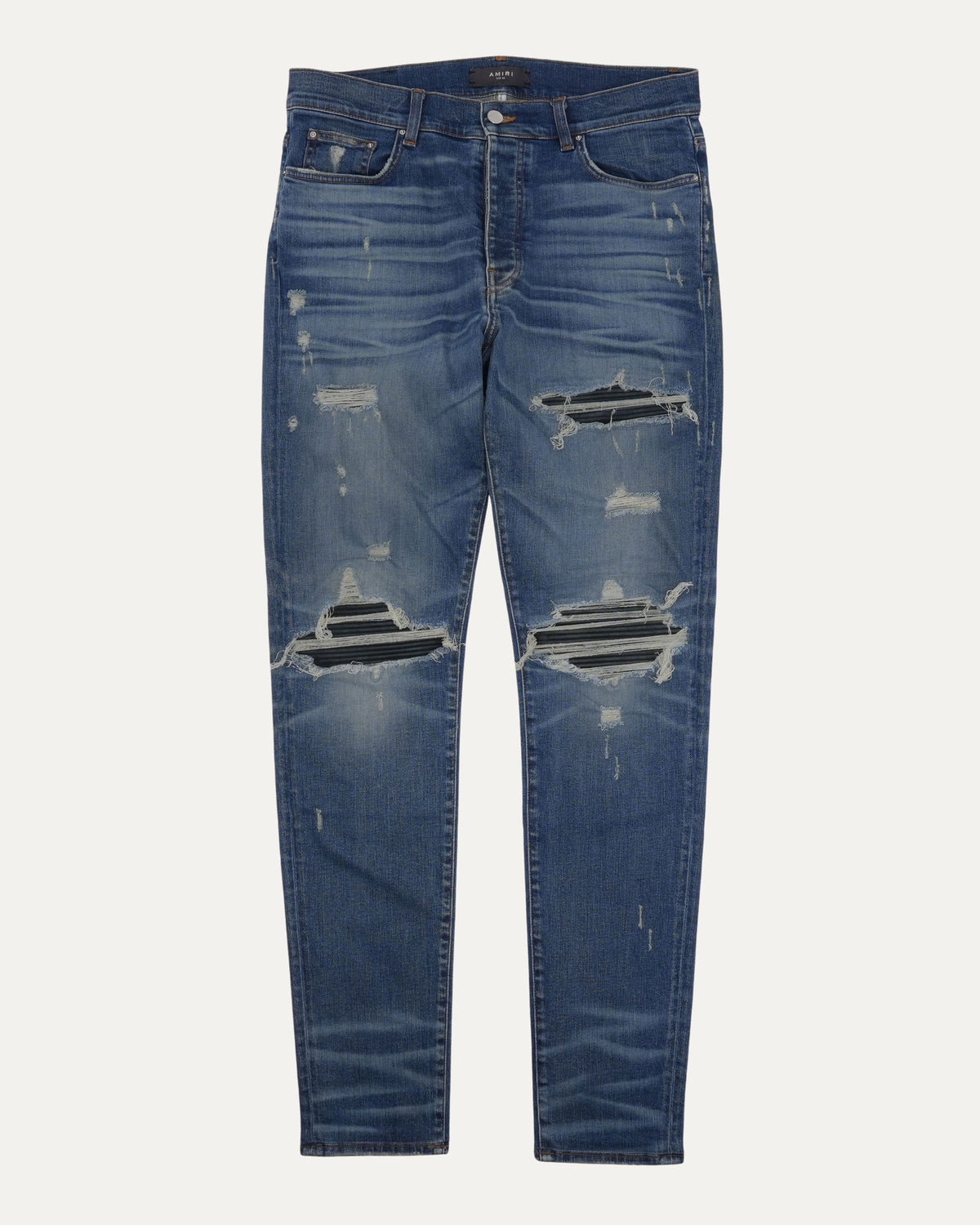 Repaired Distressed MX1 Jeans