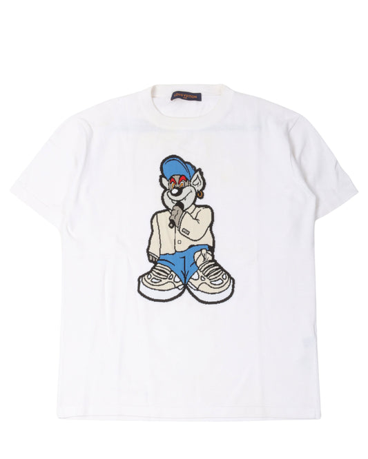 Intarsia Graphic Short Sleeved Knitwear