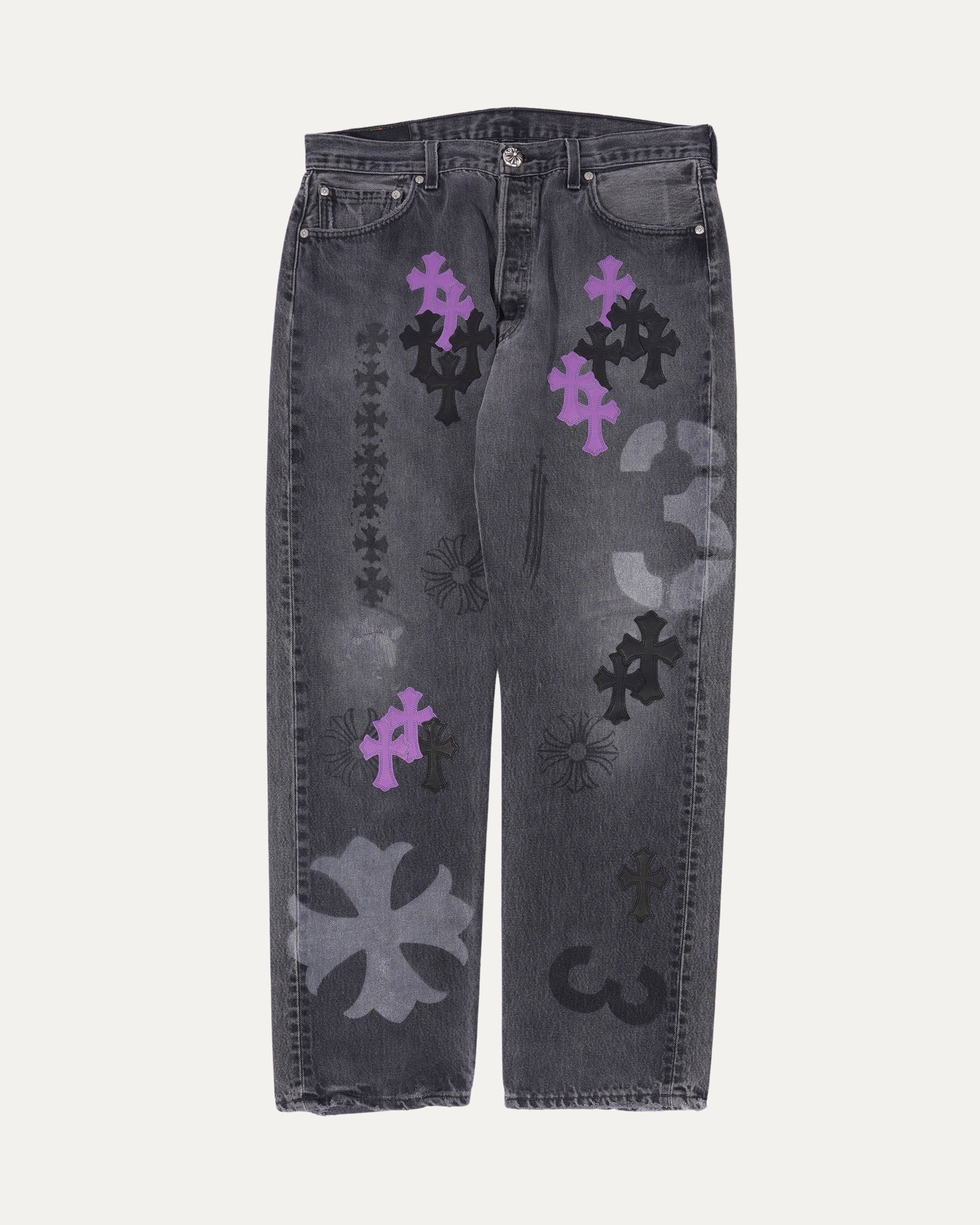 Online Exclusive Levi's Cross Patch Stencil Jeans