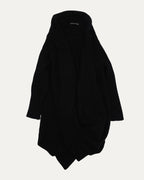 Plus Cross Patch Cashmere Cardigan Sweater