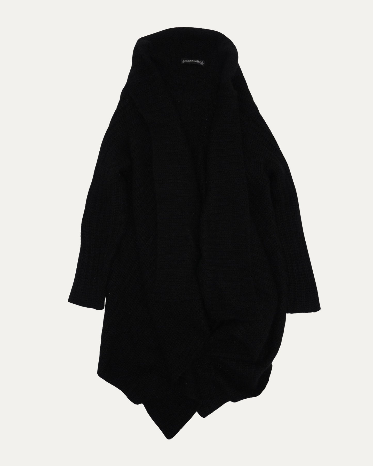 Plus Cross Patch Cashmere Cardigan Sweater