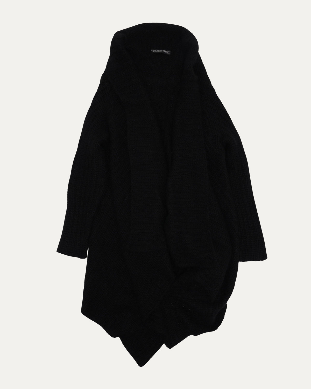 Plus Cross Patch Cashmere Cardigan Sweater