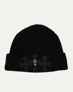Cross Embellished Bait & Tackle Beanie