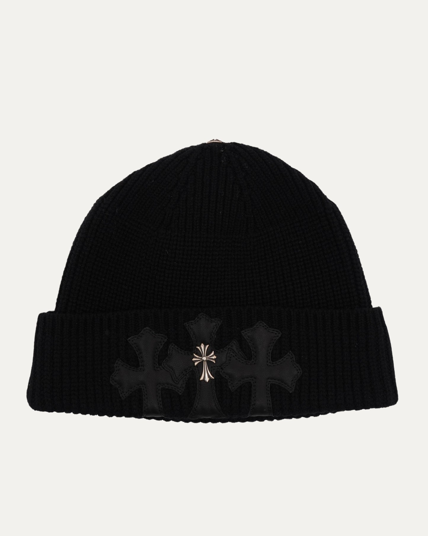 Cross Embellished Bait & Tackle Beanie