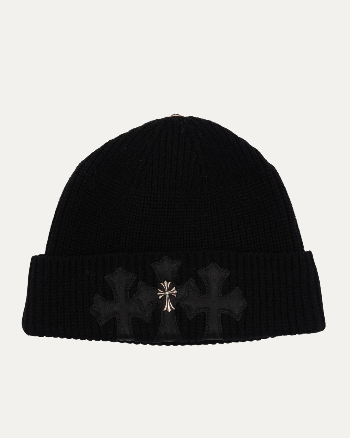 Cross Embellished Bait & Tackle Beanie