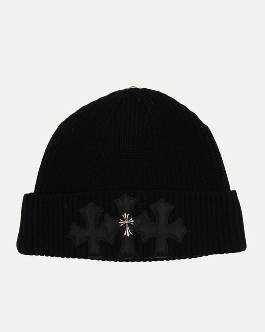Cross Embellished Bait & Tackle Beanie