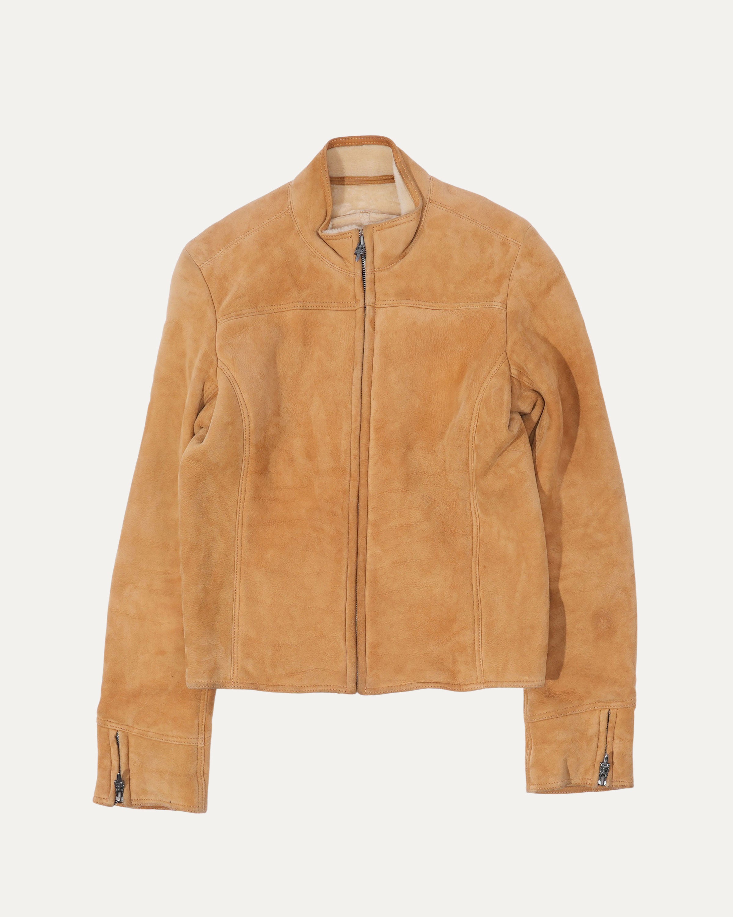 Suede Zip Jacket