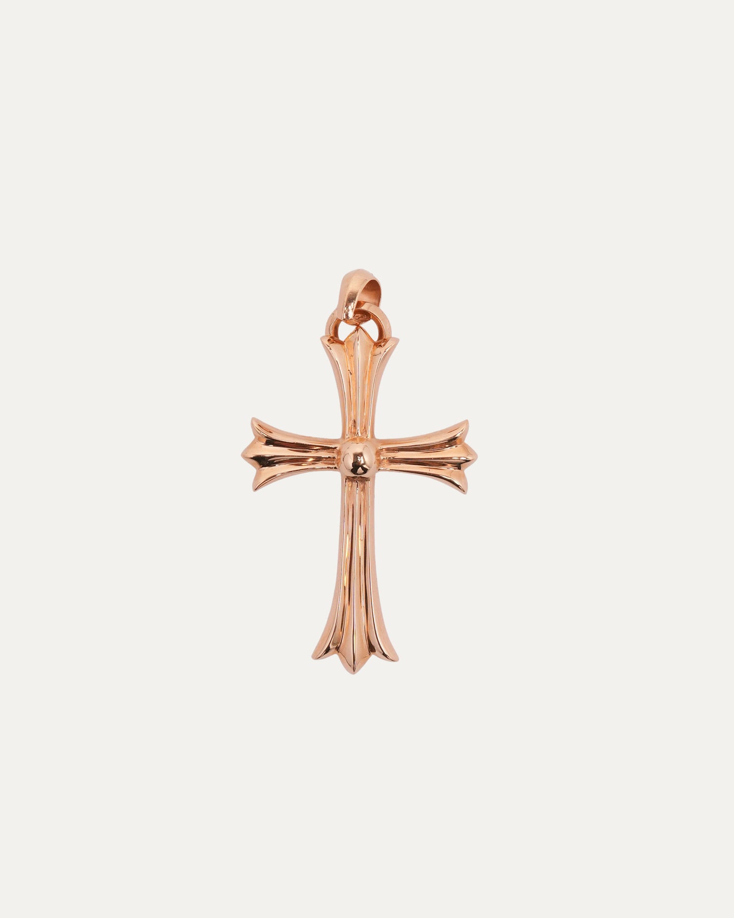 Gold Large Cross Pendant