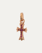 Gold Ruby Baby Fat Pendant
