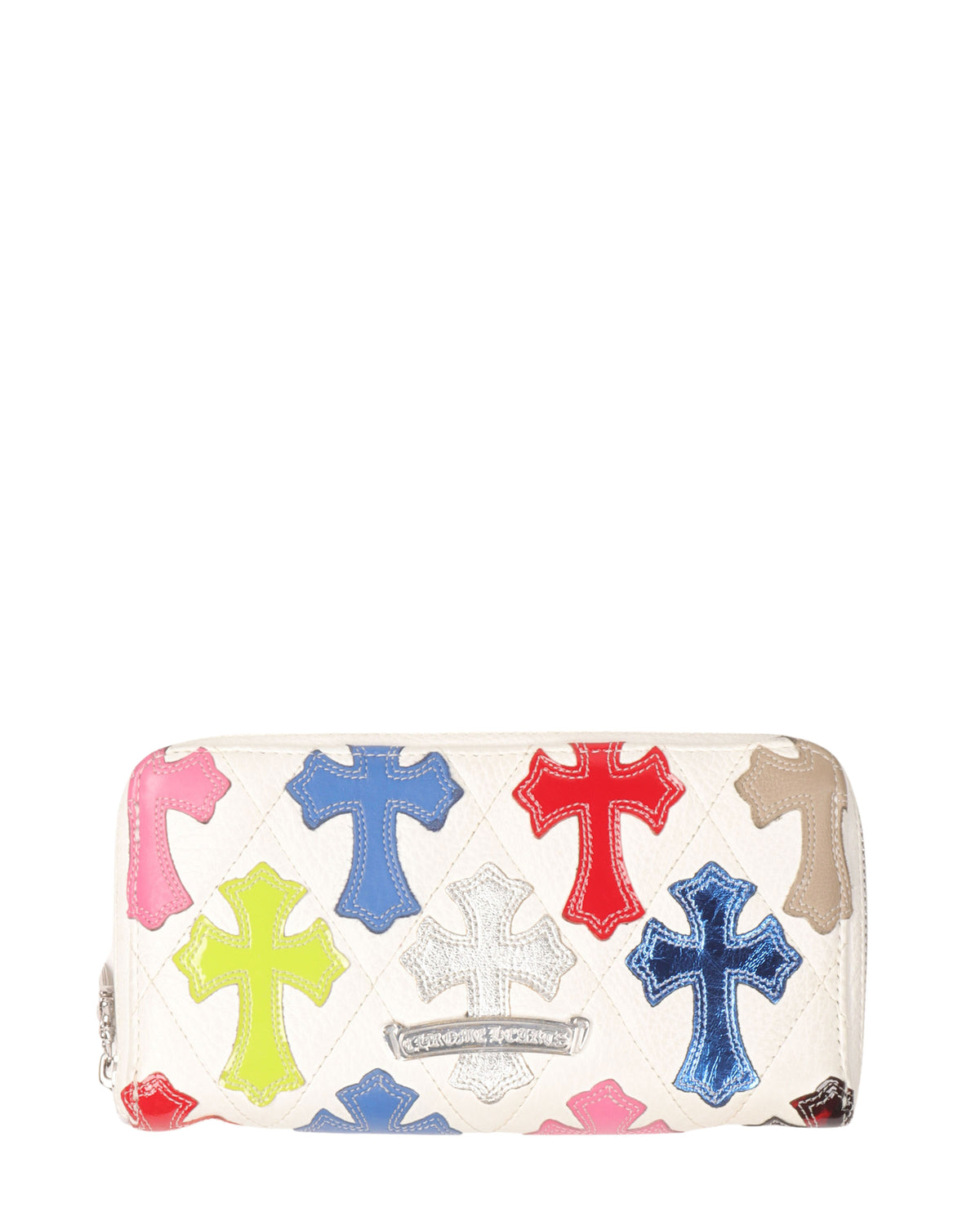 Quilted Cross Patch Wallet