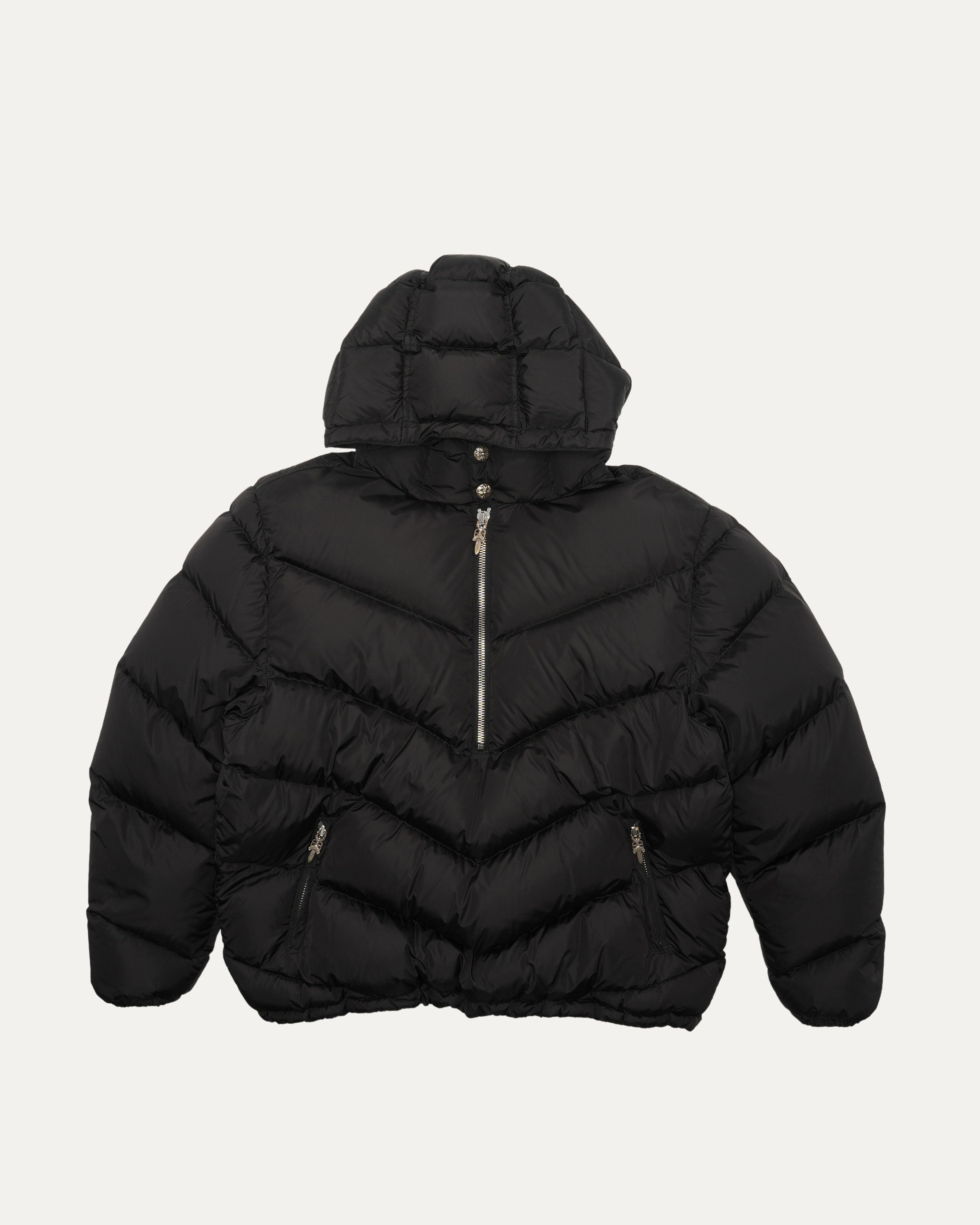 Chunk Half Zip Pullover Puffer Jacket