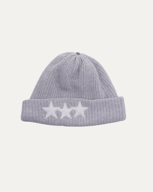 Sluge Cashmere Star Patch Beanie