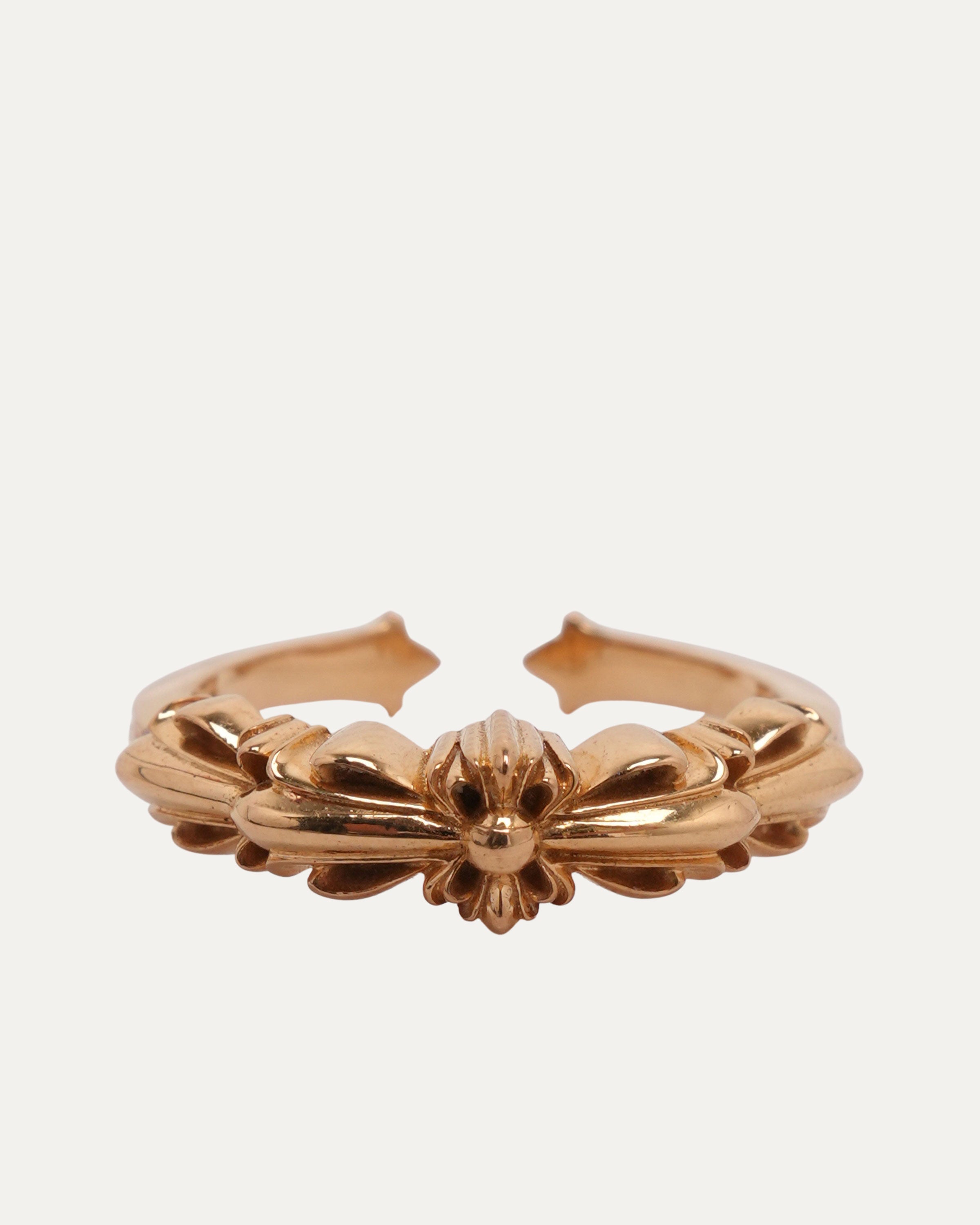 Chrome Hearts Gold Mini Double Floral Ring – Justin Reed