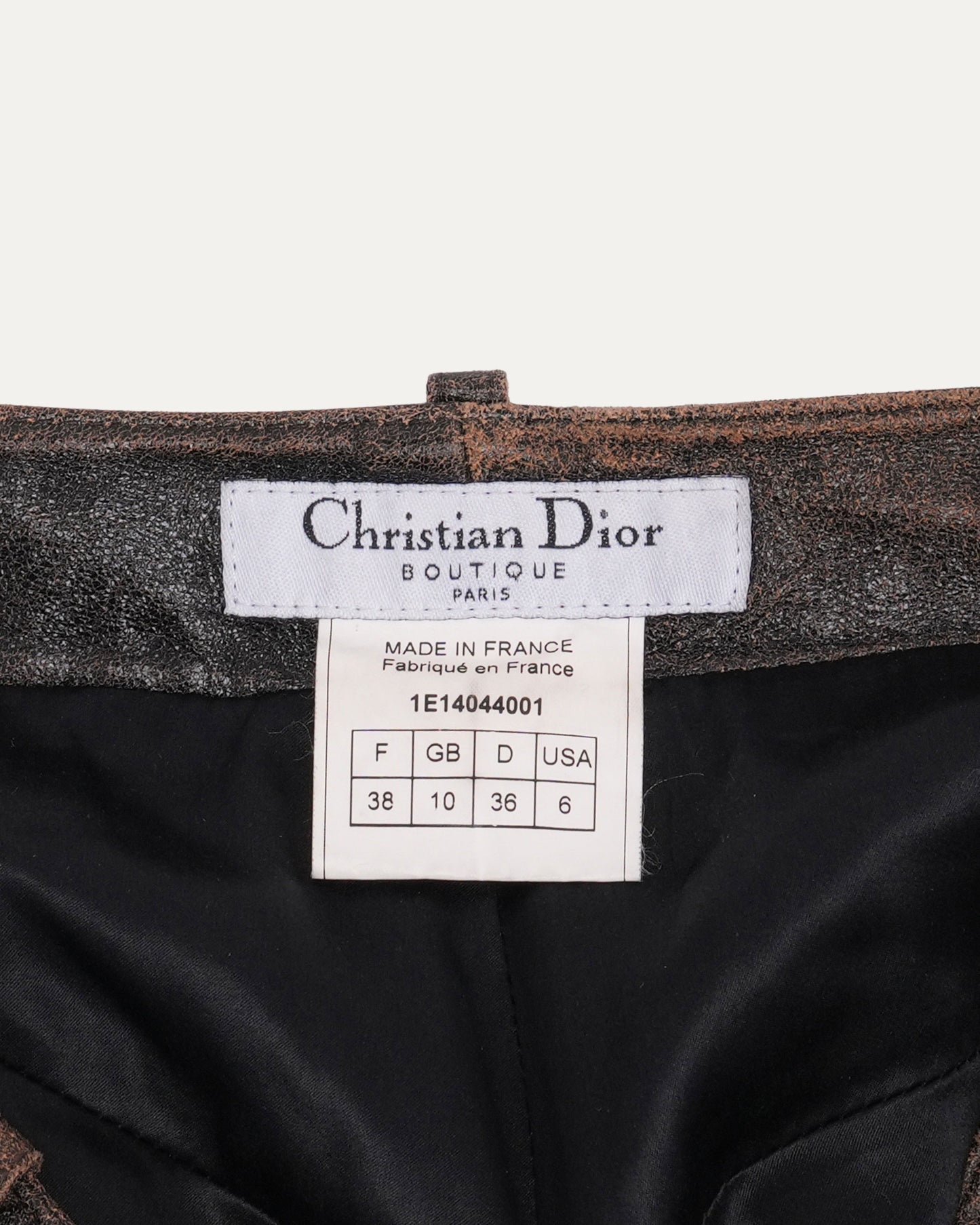 SS 2001 Embellished Leather Pants