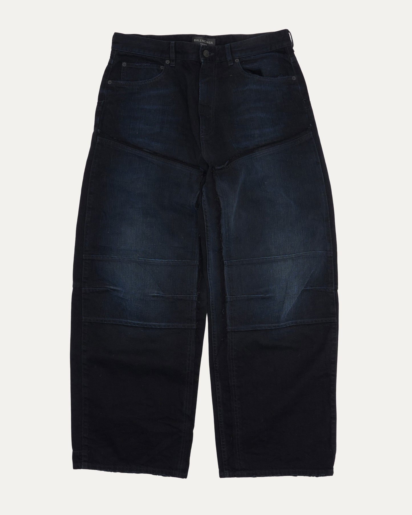 Ombre Reinforced Knee Skater Jeans