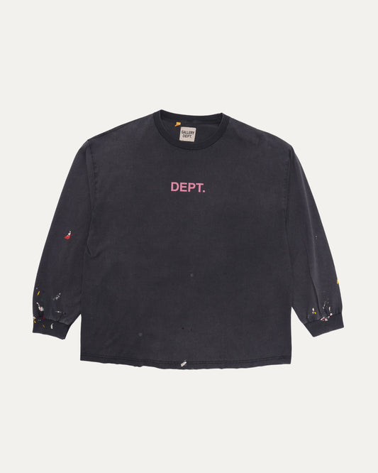 Paint Splatter Long Sleeve T-Shirt