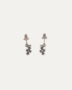 Diamond Dangling Tiny E Earrings