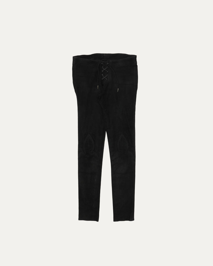 Suede Fleur Pants