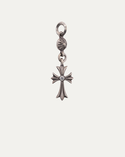 Diamond Cross and Plus Ball Pendant