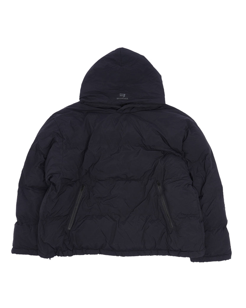 Balenciaga Sporty B Pullover Puffer Jacket