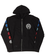Zip-Up Horseshoe Logo Hoodie