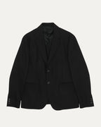Slim Fit Cropped Wool Blend Suit