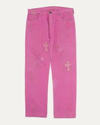 Sex Records Levi's 501 Cross Patch Jeans