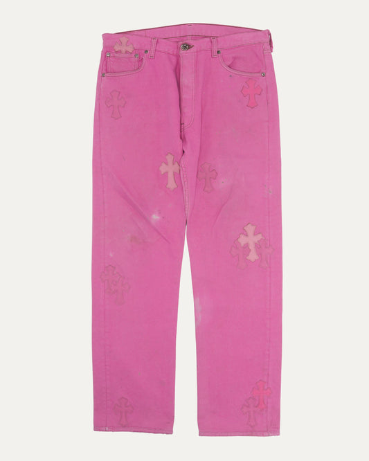 Sex Records Levi's 501 Cross Patch Jeans