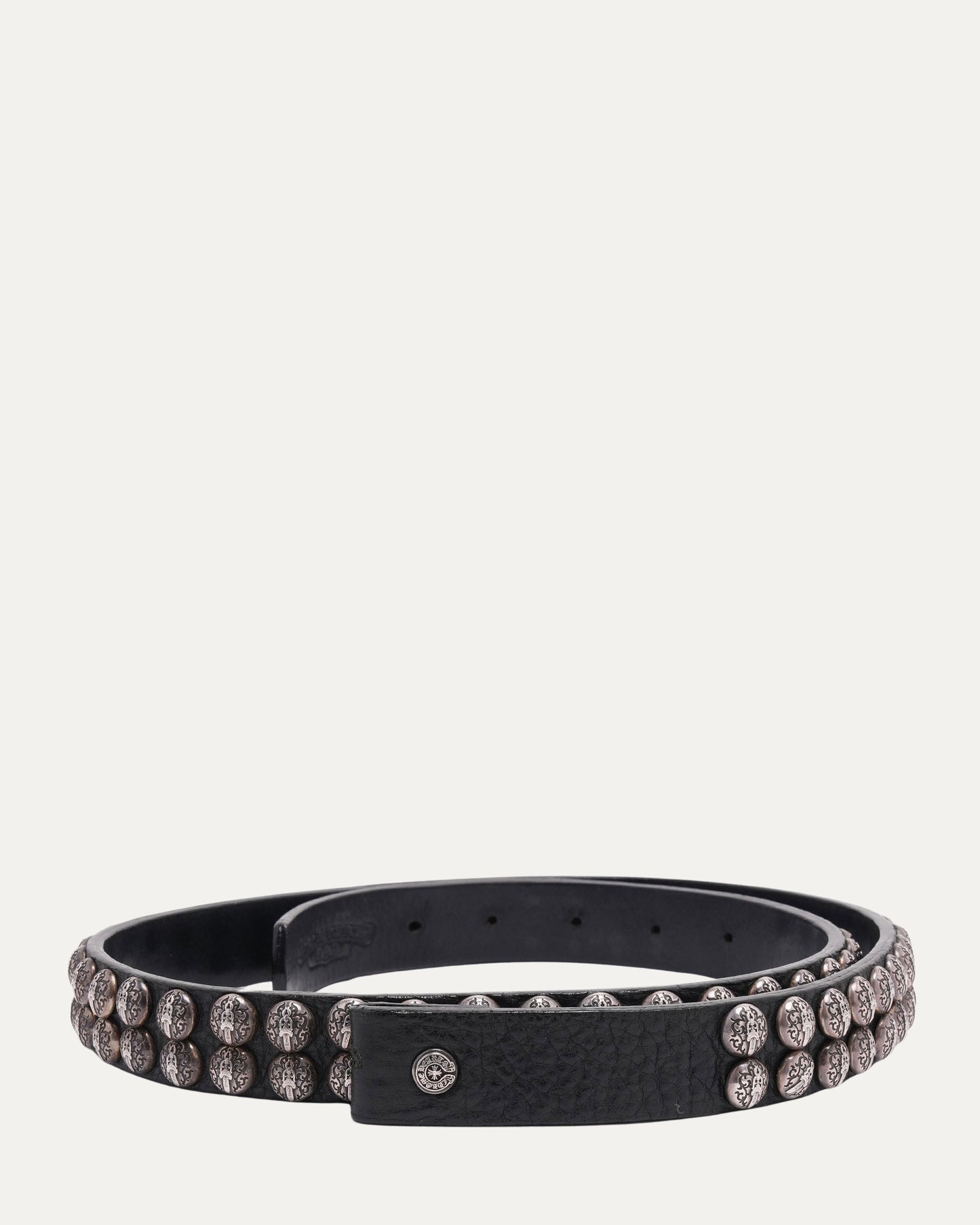 Vine Dagger Stud Thin Belt Strap