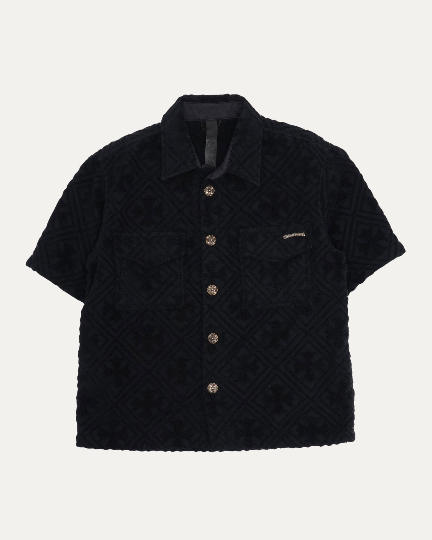 Terry Cloth Short Sleeve Shirt