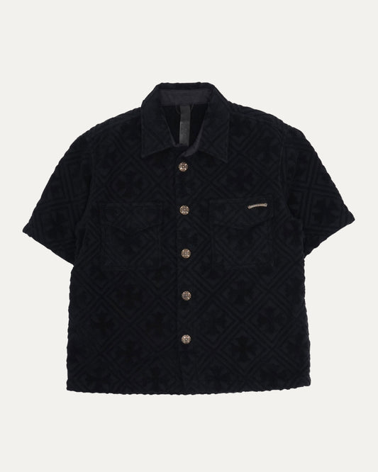 Terry Cloth Short Sleeve Shirt