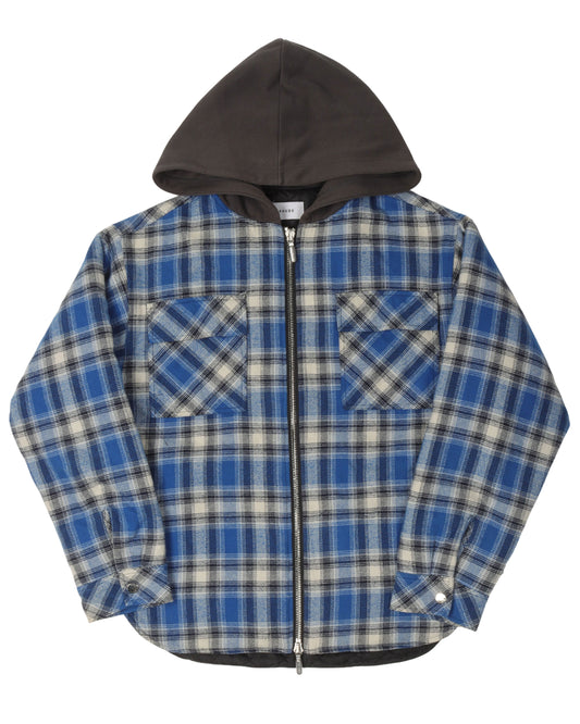 Hooded Flannel Shirt