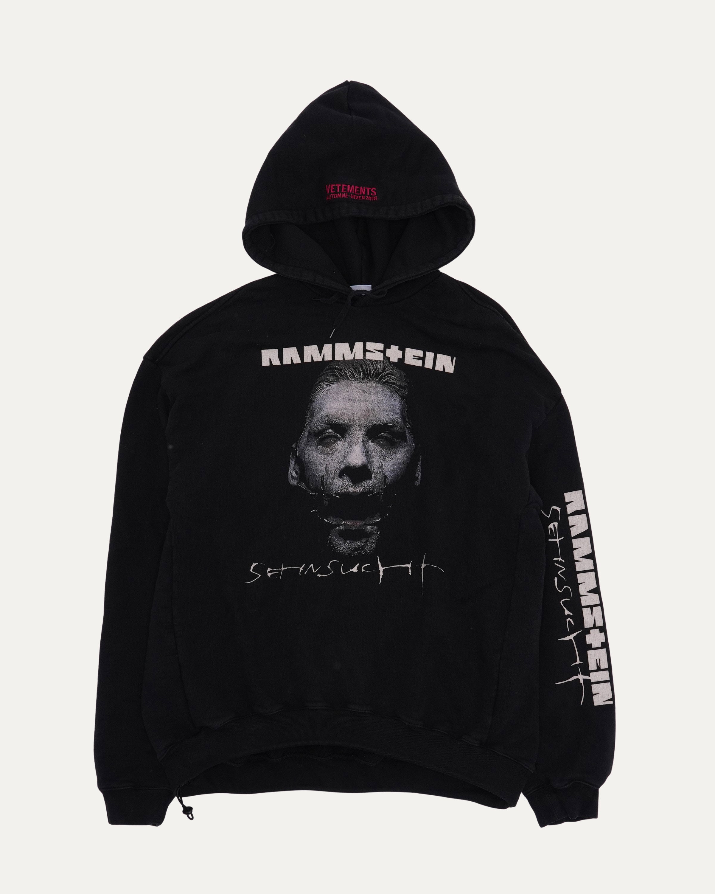 Vetements FW18 Rammstein 'Sehnsucht' Oversized Hoodie – Justin Reed