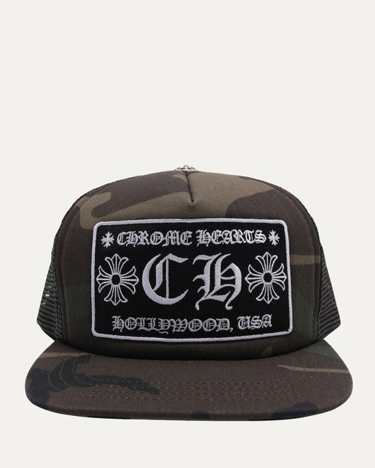 Camouflage CH Patch Trucker Hat