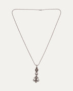 Fleur Pendant with Fleur Ball on Ball Chain