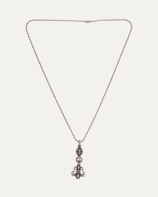 Fleur Pendant with Fleur Ball on Ball Chain